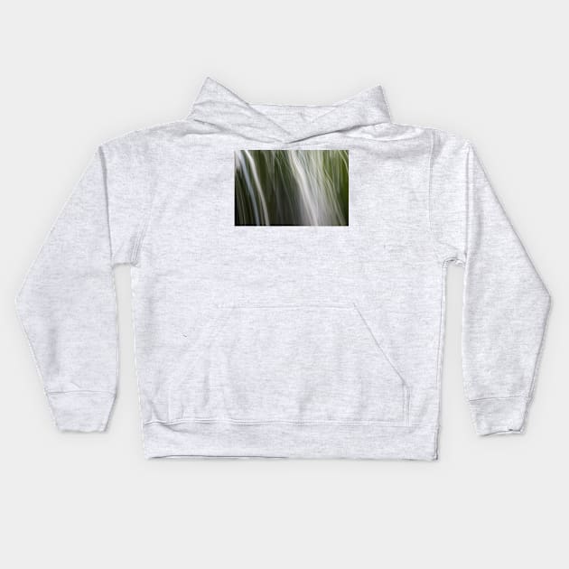 Abstract Waterfalls Kids Hoodie by Robert Alsop